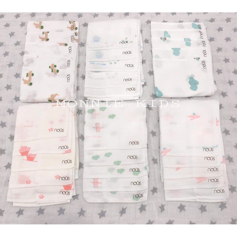 Khăn sữa Nous - set 5 cái