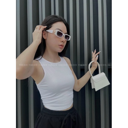 Áo Croptop Ba Lỗ Ôm Body Kiểu Dáng Basic Trơn, Hè Năng Động Chất siêu mát, co dãn siêu tốt, màu đen, trắng, cam, xanh