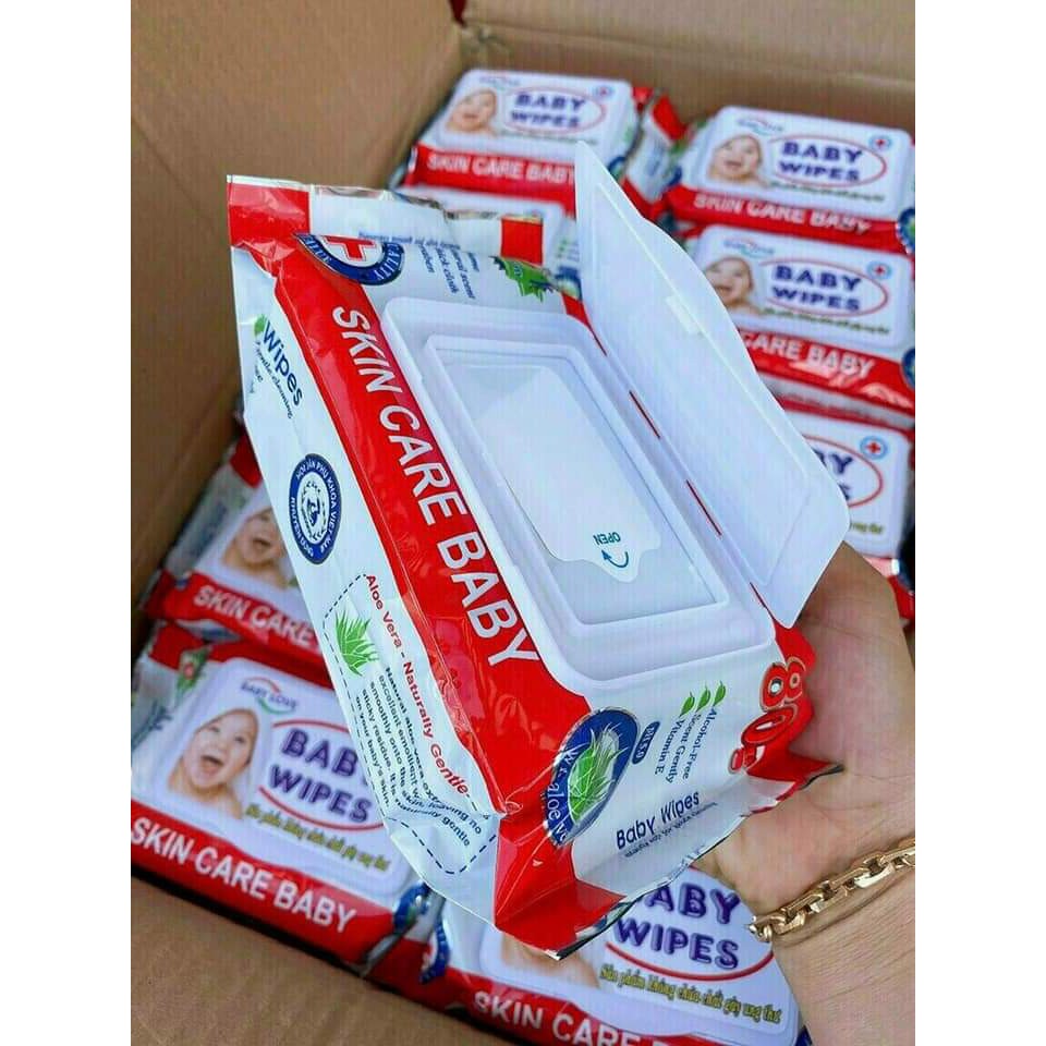 KHĂN GIẤY ƯỚT CÓ MÙI THƠM NHẸ-GÓI 80 gram