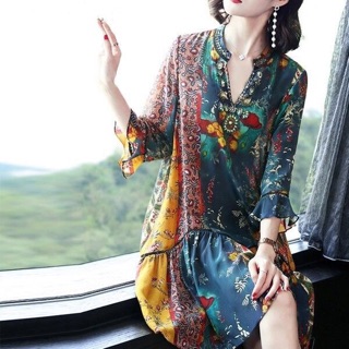 Váy đầm trung niên nữ