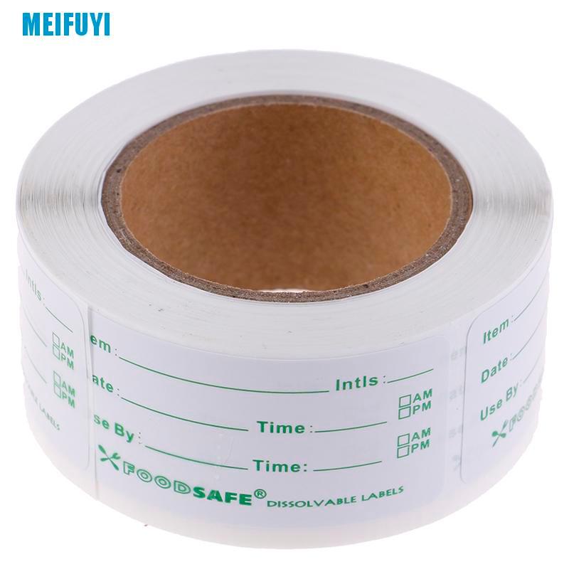 Set 250 miếng dán đánh dấu hộp thức ăn 439v tự dính có thể tháo gỡ