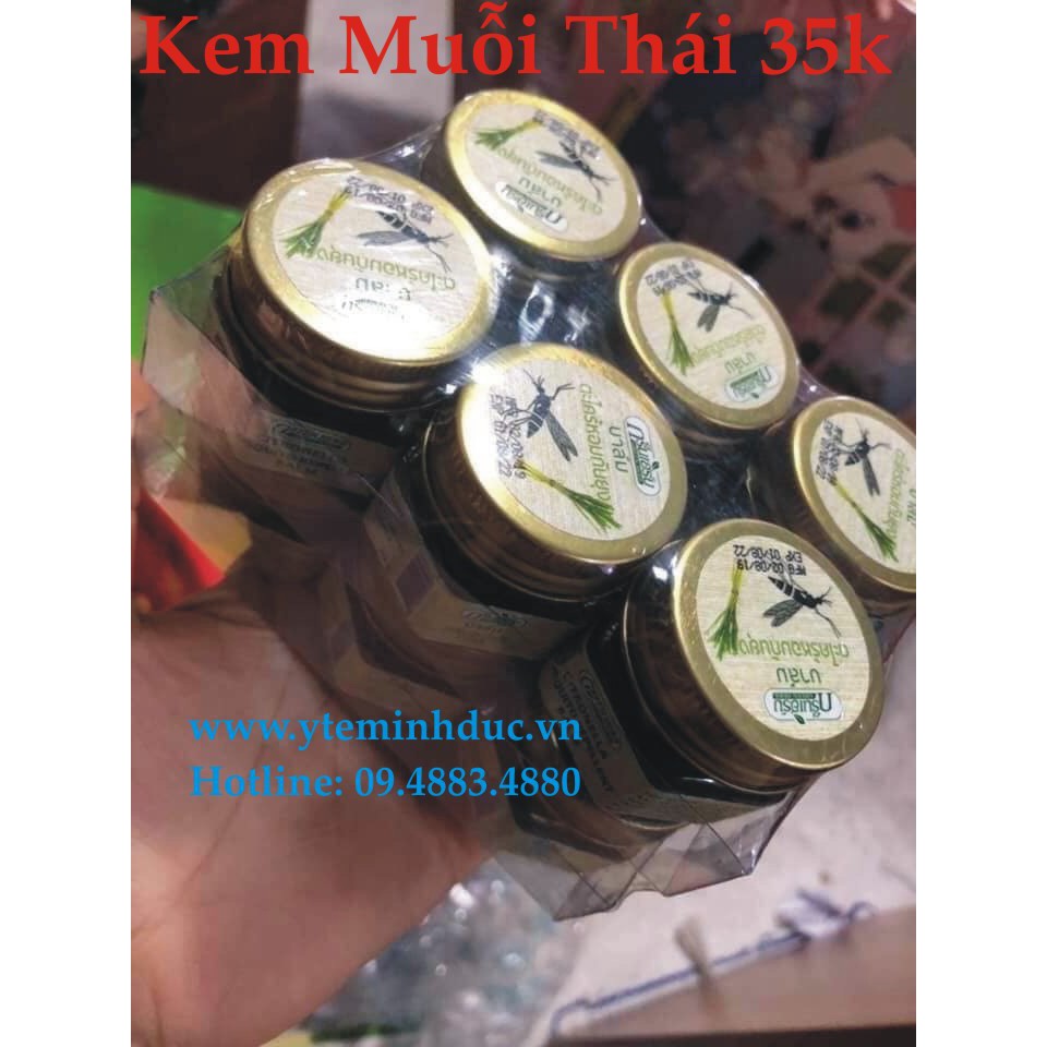 Kem Bôi Muỗi Thái Green Herb Balm