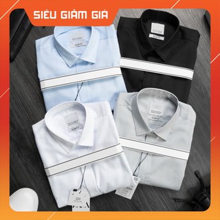[ GÍA SIÊU TỐT ] Áo sơ mi nam trơn không nhăn, Chất vải mềm mát, thấm hút mồ hôi tốt, form slimfit  - W REAL M