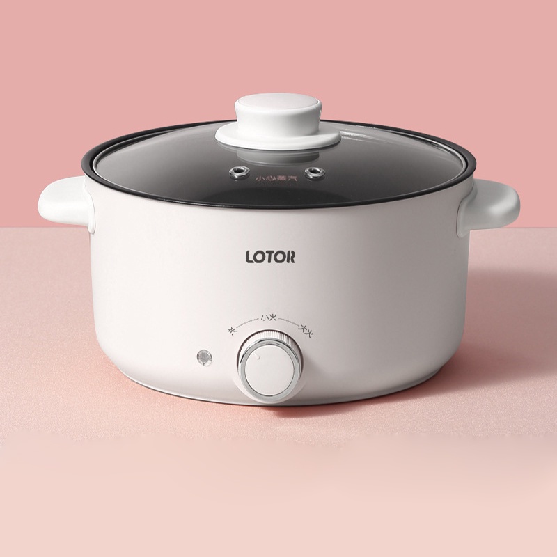 Nồi Lẩu Điện Đa Năng Lotor 30C Có Xửng Hấp Dung Tích 3L Cao Cấp - Shop Sara