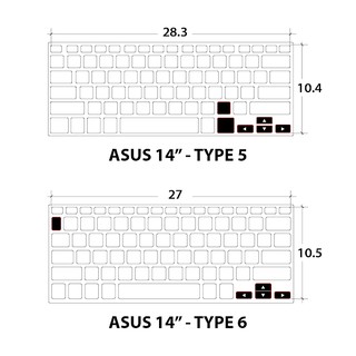 Tấm phủ bàn phím ASUS 14"