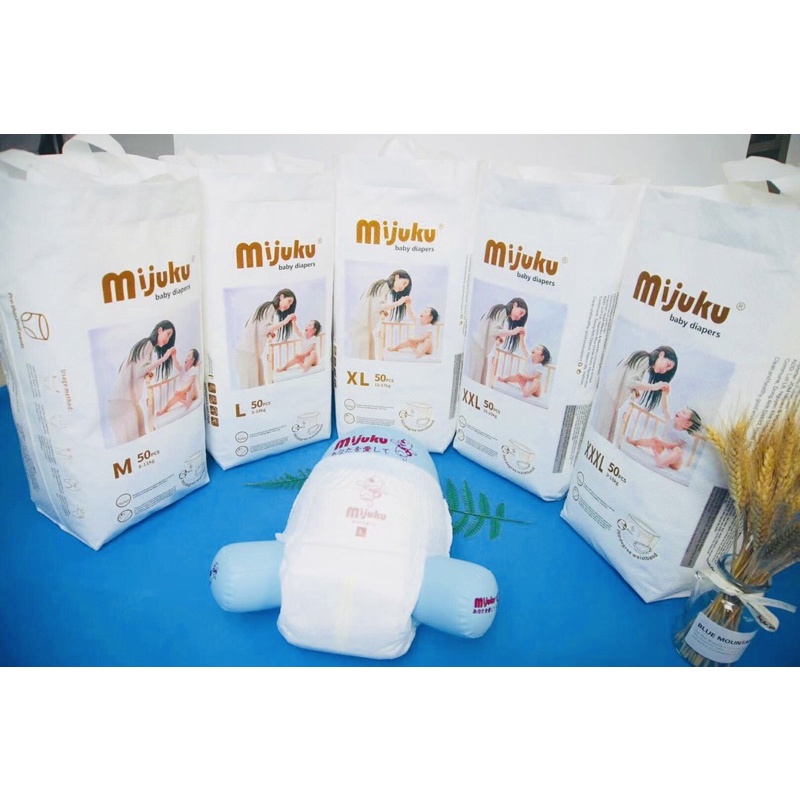 chính hãng tã bỉm mijuku quần full size M/L/XL/XXL50