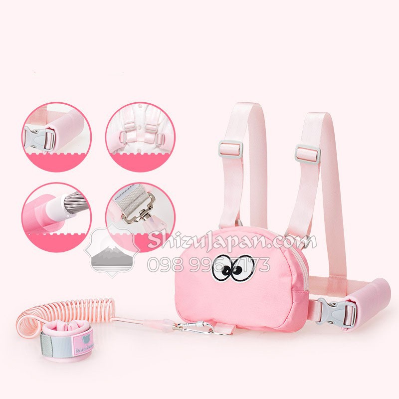 Dây Dắt Trẻ Em Đi Dạo Chống Lạc Kết Hợp Ba lô, Dây Dài 2.5 Mét Hiệu BabyCoupe