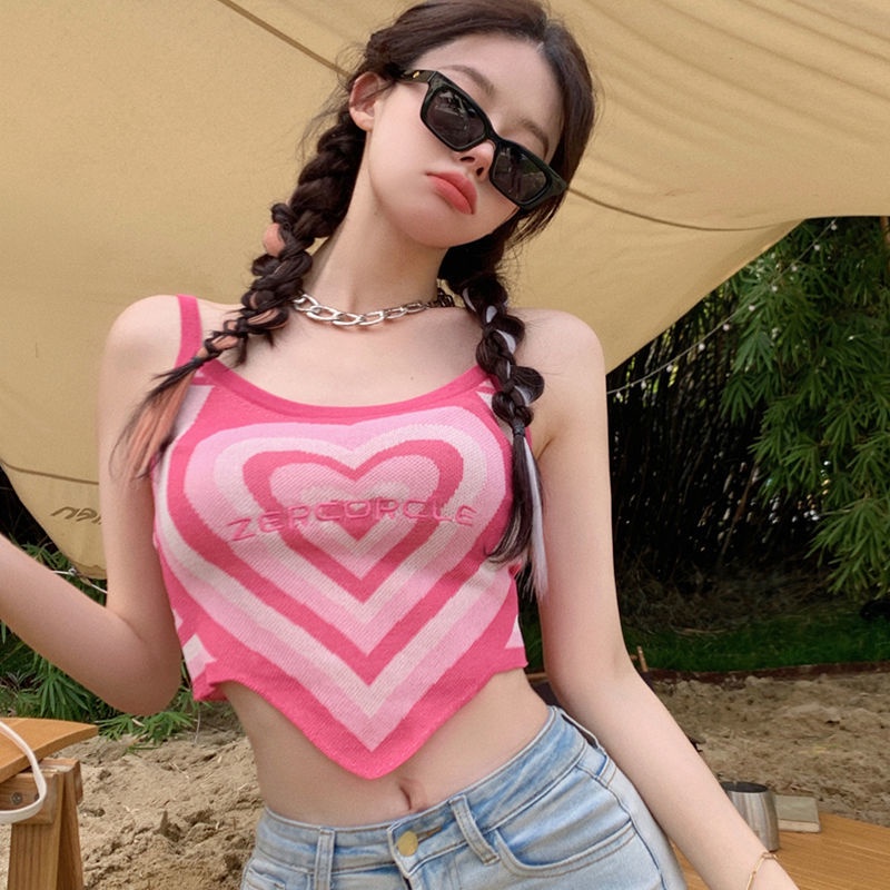 Áo Hai Dây Dệt Kim Màu Trơn Phong Cách Pháp Thời Trang Cho Nữ  tao bao