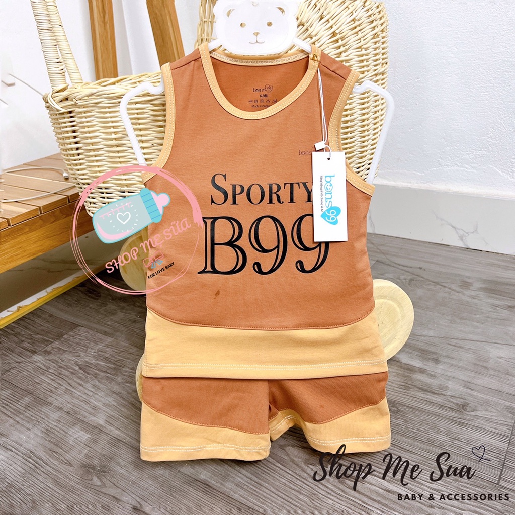 BONS99 Bộ Ba Lỗ Thể Thao Cho Bé