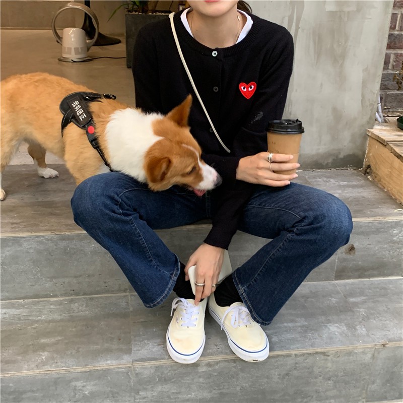 Áo khoác dệt kim dài tay thời trang Hàn Quốc dáng ôm cá tính