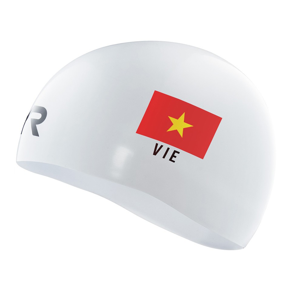 Nón bơi thi đấu TYR Custom Blade Silicone Caps with Vietnam National Flag