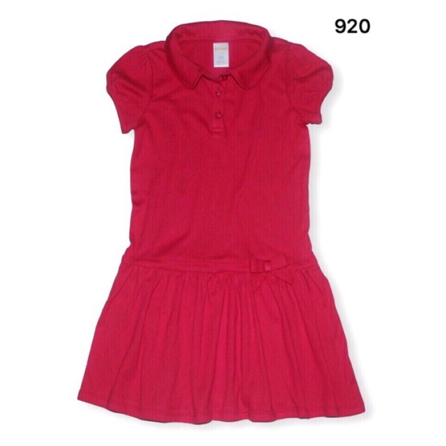 Đầm thun cổ trụ Gymboree xịn 4-10 tuổi (4 màu)