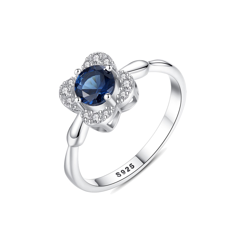 Bộ Trang Sức Bạc Nữ Thiết Kế Bông Hoa Xinh Đẹp Qúy Phái BDM2313 Bảo Ngọc Jewelry