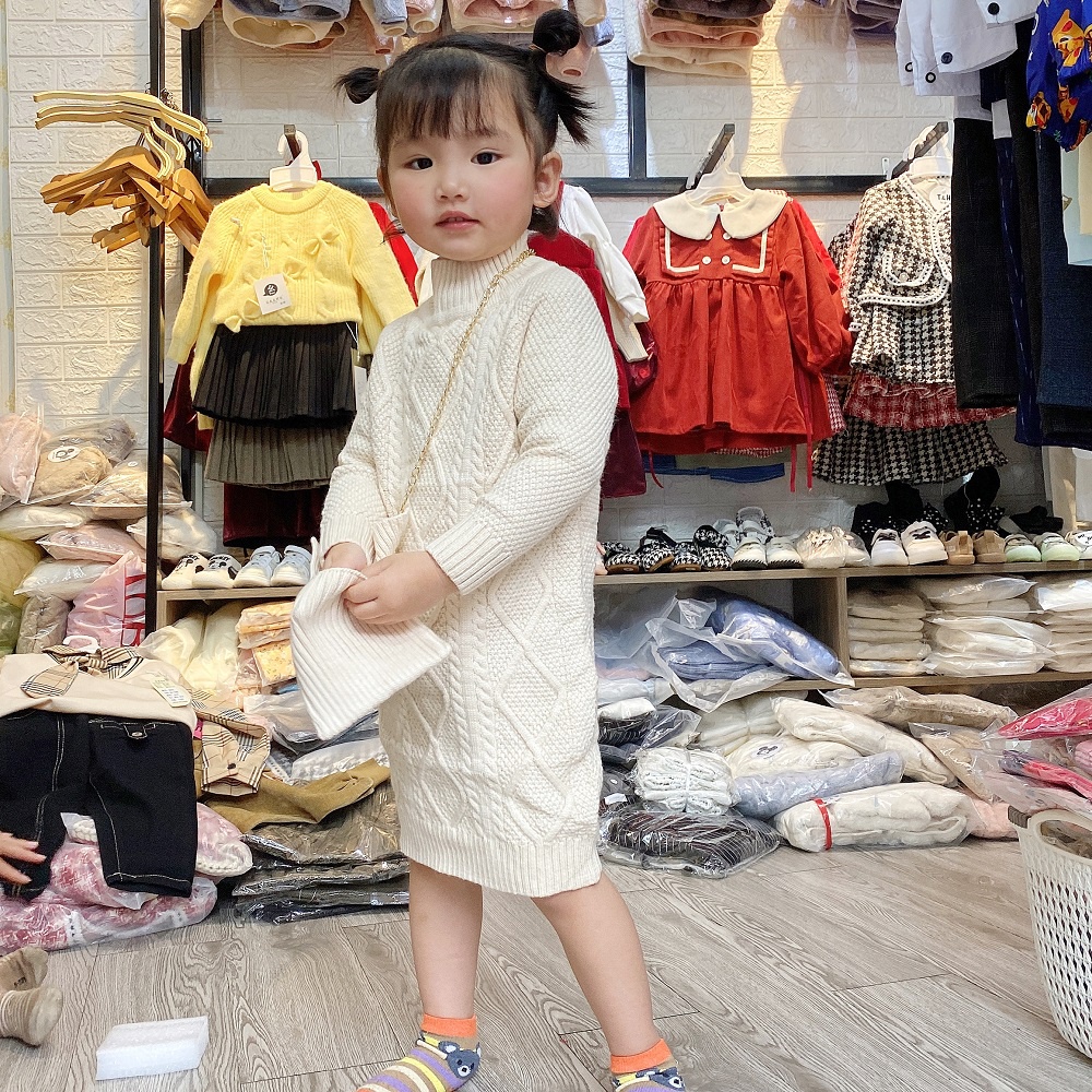 Vay len body bé gái kèm túi chơi TẾT 13-18kg