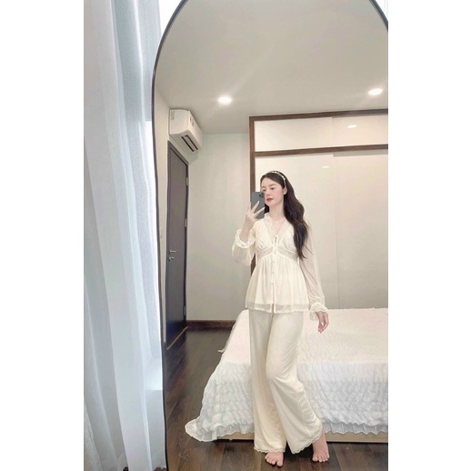 ❤️PIJAMA VOAN MỀM MỊN TIỂU THƯ CỦA HÃNG LYLY❤️QUẢNG CHÂU CAO CẤP