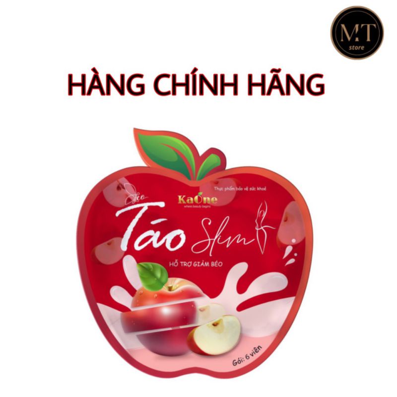 Kẹo Táo Giảm Cân Slim Chính Hãng (6 Viên) Giảm 1_3kg Sau 6 Ngày