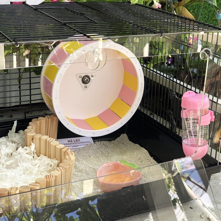 Mặt mica lồng 47cm dày 3mm chốt xoay cho chuồng hamster, sóc, bọ, nhím, thú cưng nhỏ