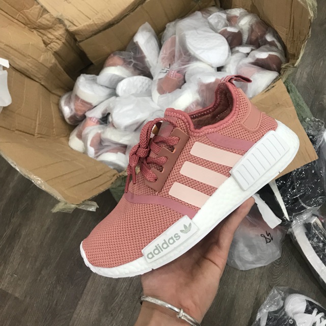 Ảnh thật + Full box : Giày NMD R1 hồng các màu