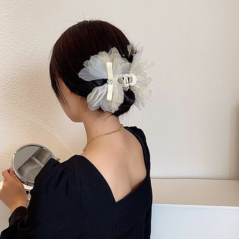 Kẹp Tóc Hình Cánh Hoa Lưng Phong Cách Hàn Quốc 2022