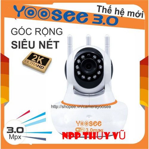 CAMERA CAO CẤP YOOSEE 3.0MPX - ĐỘ PHÂN GIẢI 2K
