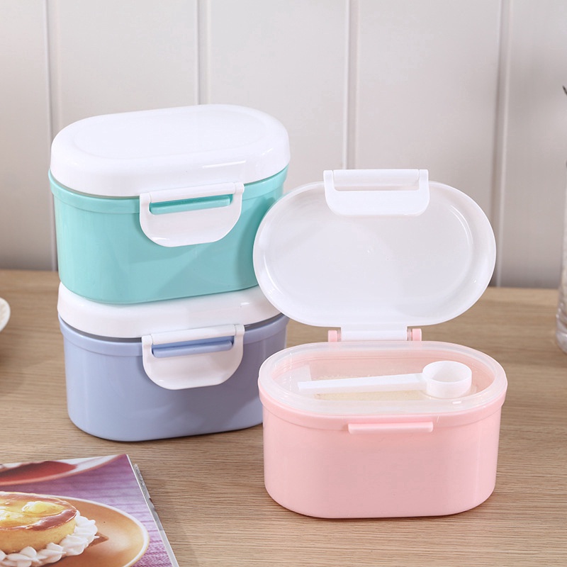 Hộp Đựng Sữa Bột Em Bé Có Nắp Đậy Tiện Lợi Dành Cho Bé -1 JP1