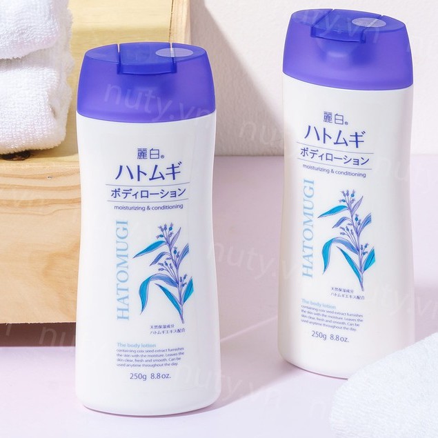 [Mã FMCGMALL -8% đơn 250K] Sữa Dưỡng Thể Ban Đêm Hatomugi The Body Lotion (250g)