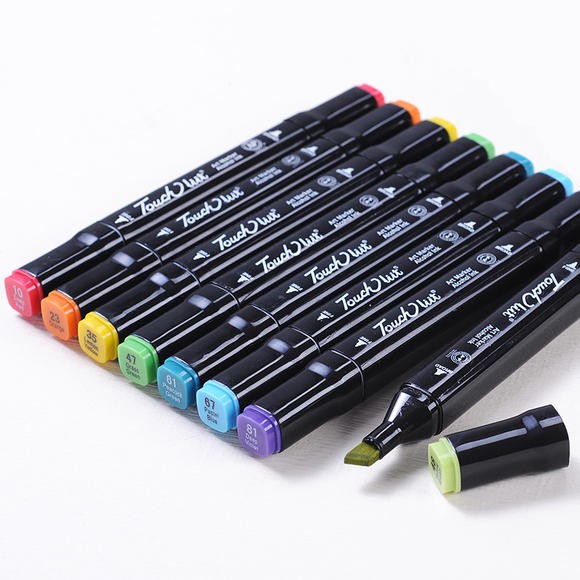 BÚT MÀU DẠ MARKER 60 CÂY KÈM TÚI TOUCHSHI (60pcs)