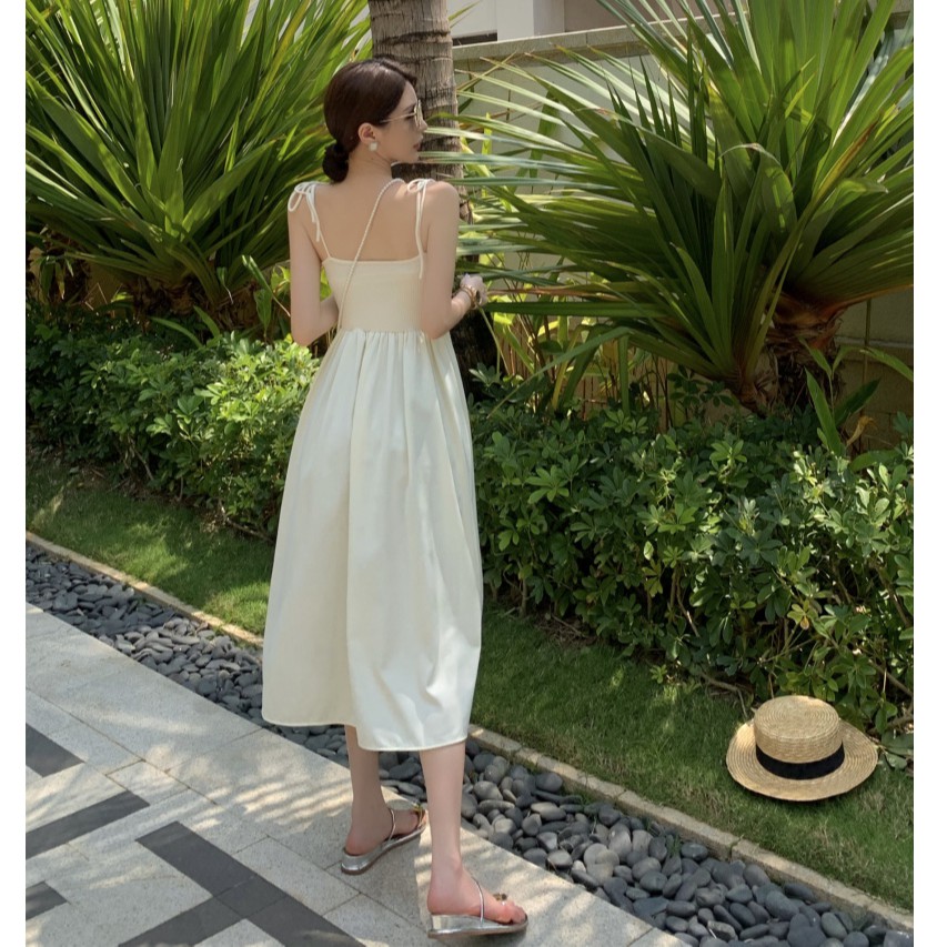 Đầm hai dây dáng xòe Emilyshop ulzzang