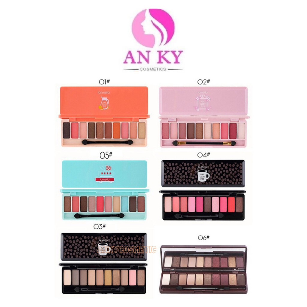 Bảng phấn mắt 10 màu Play Color Lamiela