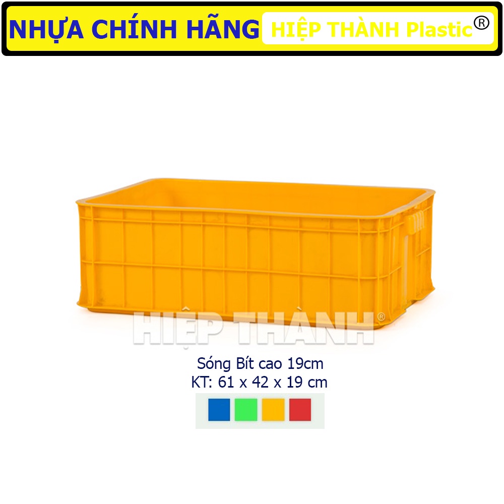 Sóng Nhựa Bít Đa Năng - KT: 610 x 420 x 190 mm - Nhựa Hiệp Thành Chính Hãng