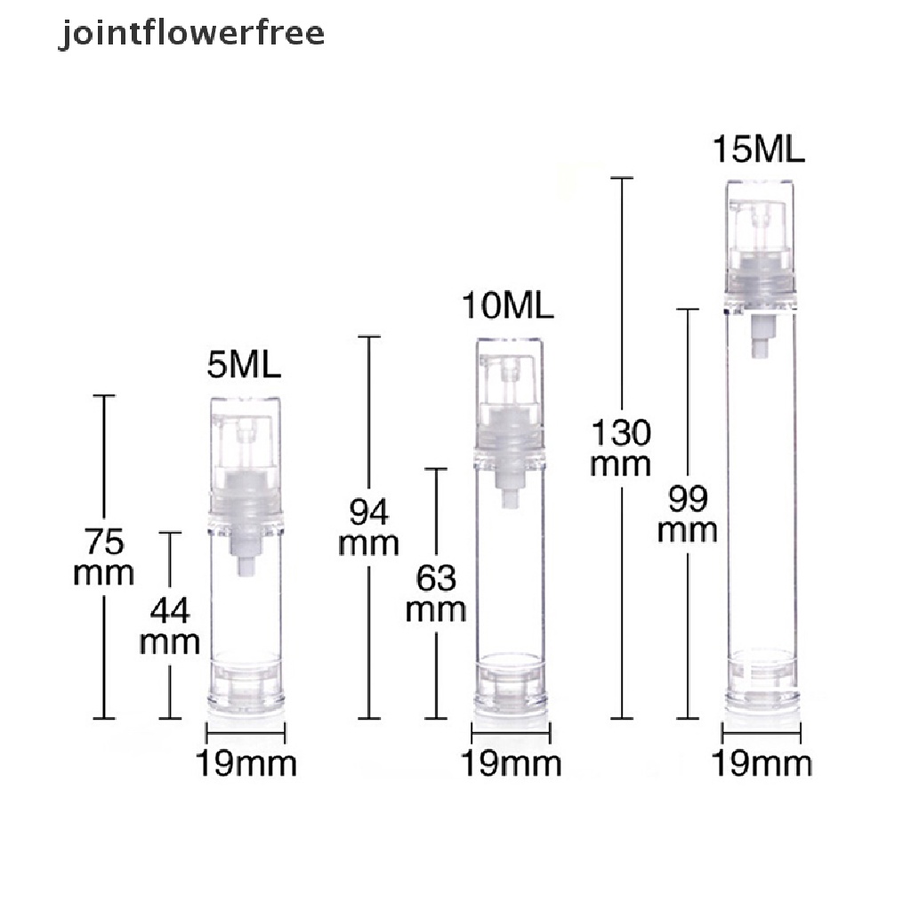 1 Chai Nhựa Rỗng 5 / 10 / 15ml Đựng Mỹ Phẩm Tiện Dụng