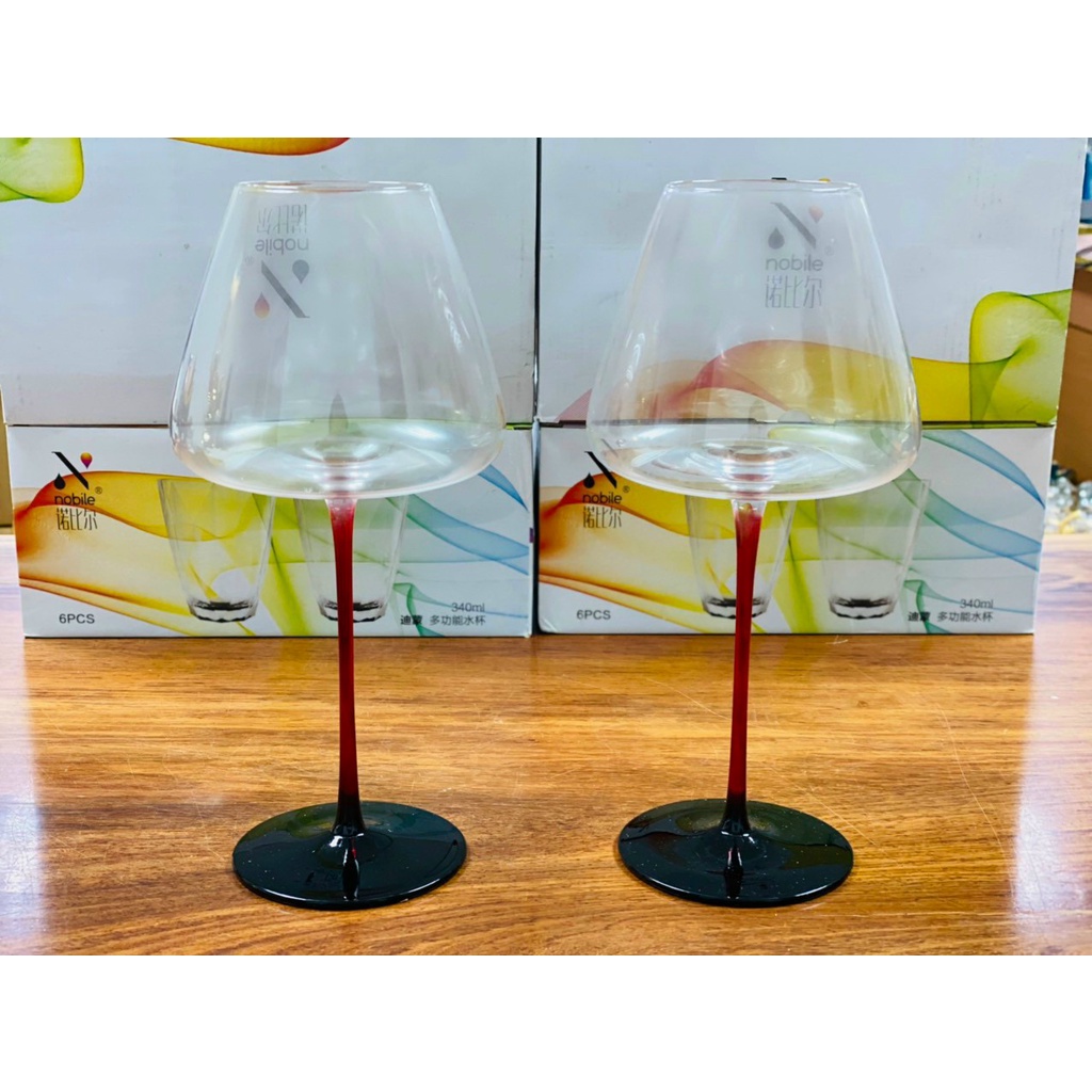 Bộ 6 ly rượu vang thiết kế độc đáo cao cấp