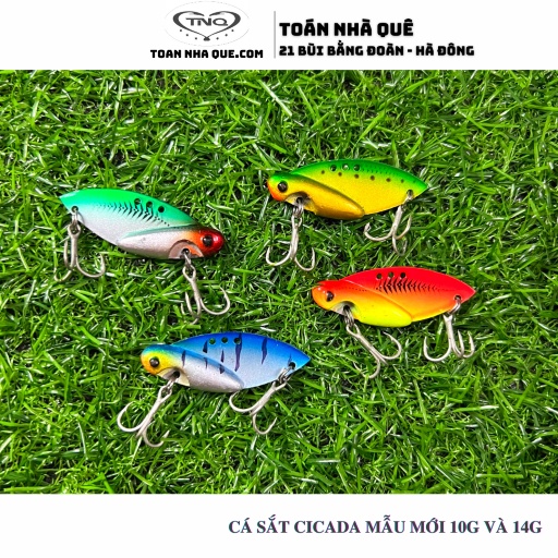 Mồi sắt Cicada MẪU MỚI 10G và 14G - TNQ LURES