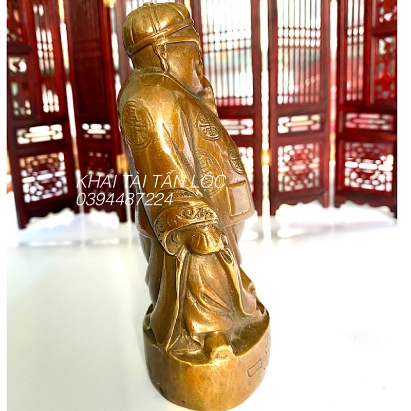 Tượng ông quản tài buôn may bán đắt chiêu tài tụ Lộc 15cm