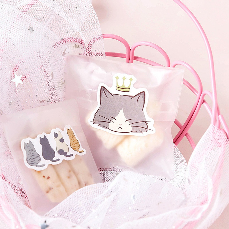 Miếng dán trang trí album ảnh hình dấu chân mèo dễ thương DIY