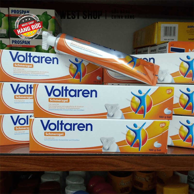 [HÀNG ĐỨC] Gel xoa bóp giảm đau VOLTAREN của Đức hỗ trợ massage, chăm sóc sức khỏe  - 120g - 150g - 180g