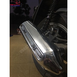 ỐP PÔ INOX GIỐNG SH Ý LẮP CHO SH 2012- 2016 CỰC ĐẸP DÀY VÀ GIỐNG SH Ý 100%.