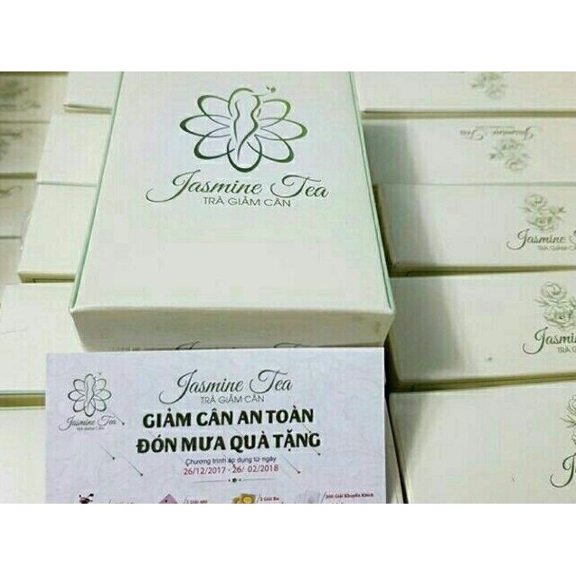 Trà giảm cân an toàn jasmine tea(tặng cao gừng)