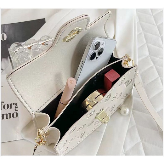 Túi tự đan hình hoa da PU cấp - Túi handmade đeo chéo làm quà tặng người yêu