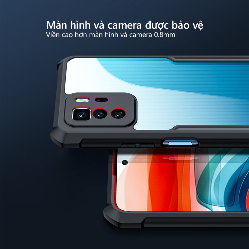 Ốp lưng XUNDD Redmi Note 10 Pro 5G / POCO X3 GT Mặt lưng trong, Viền TPU, Chống sốc