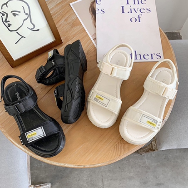 Sandal Ulzzang Đế cao QCCC Fullbox