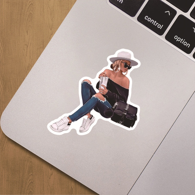 Set 50 Miếng Dán Nhân Vật Hoạt Hình Trang Trí Đa Năng