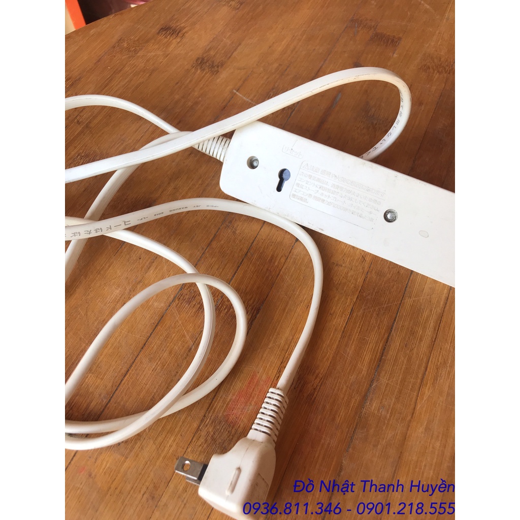 Dây điện/Ổ điện Nhật bãi ELPA dài 2m dùng cho thiết bị điện 100V