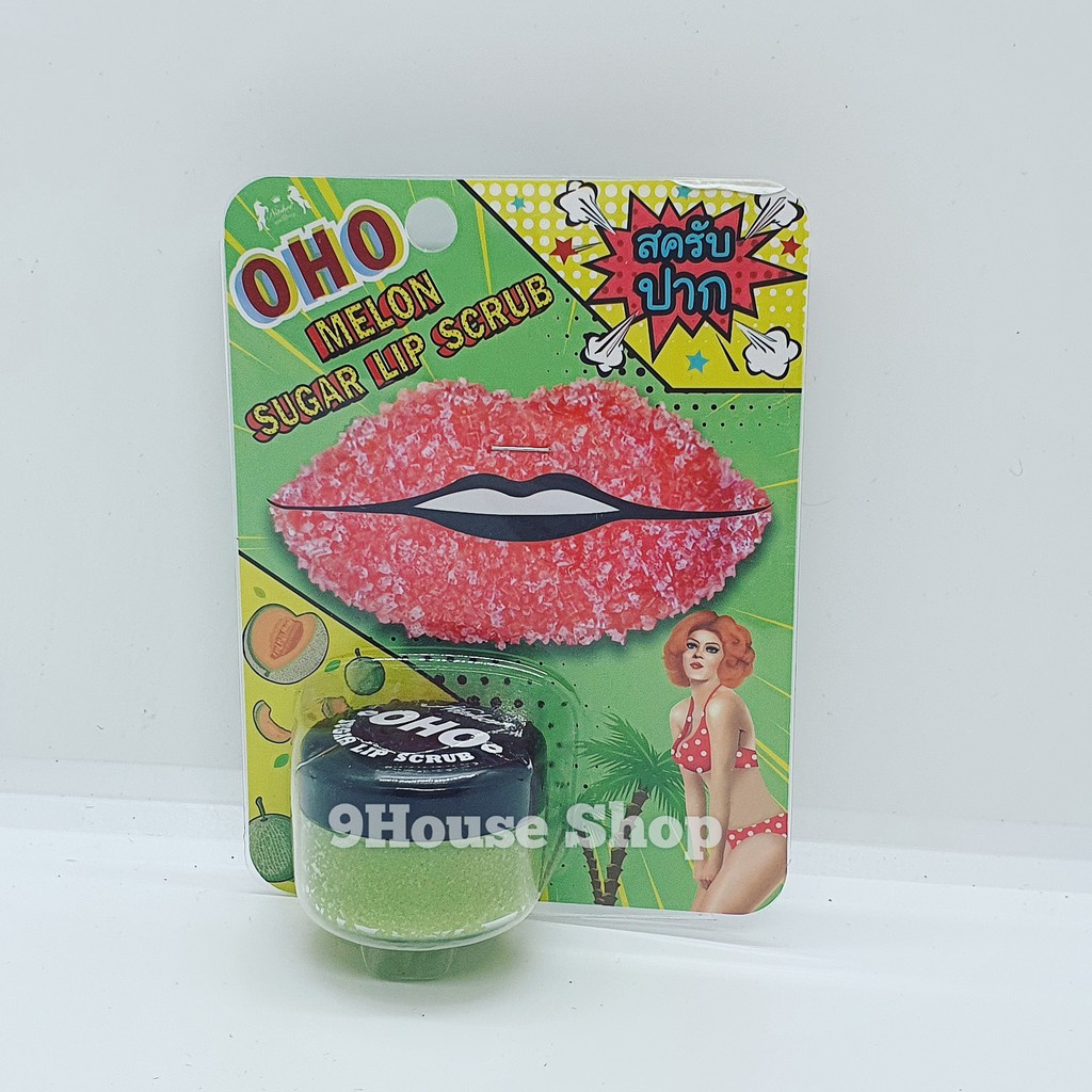 01 Hủ Tẩy Tế Bào Chết Cho Môi OHO SUGAR LIP SCRUB Thái Lan 25gram