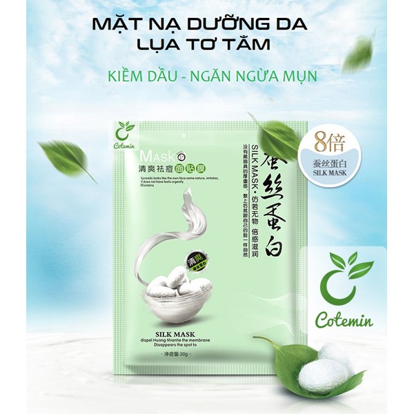 Mặt nạ giấy dưỡng da trị mụn ONE SPRING Silk Mask cấp ẩm thải độc tơ tằm | BigBuy360 - bigbuy360.vn