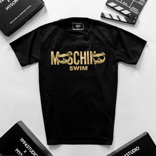 Áo thun Unisex tay lỡ Moschino