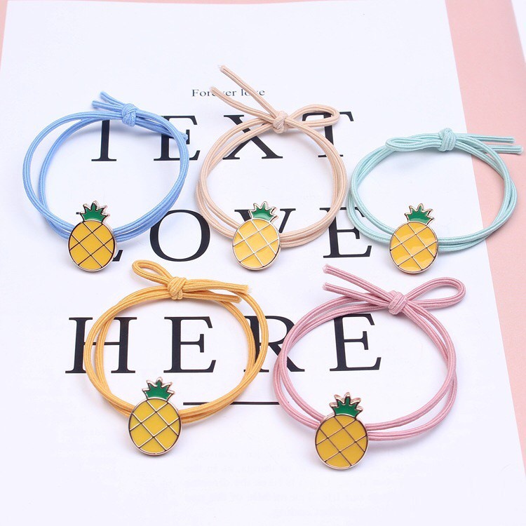Dây cột tóc trai cây dễ thương cột tóc cute - Mã CT006