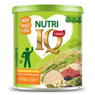 Bột ngũ cốc cereals nutri iq - tăng cân 650gr