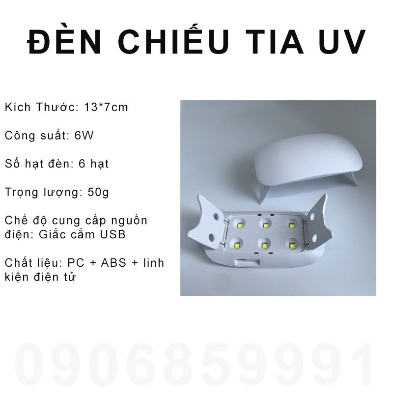 Đèn Led UV resin epoxy,làm móng và đồ handmade