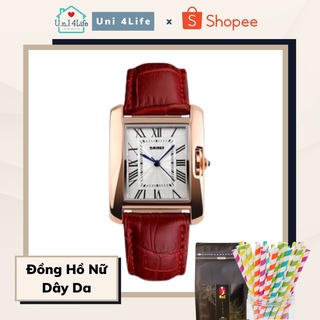 Đồng hồ nữ skmei 1085 dây da dha403 | uni 4life